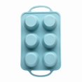 thumbnail image 2 of 6 Grid Silicone Muffin Cupcake Baking Mold Non Stick Microwave Mold Tray, 2 of 3