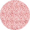 thumbnail image 1 of Ahgly Tapis Rond Lavable en Machine Intérieur Transitionnel Rose Clair, 7 Pieds Rond, 1 of 7