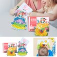thumbnail image 2 of Sticker Books for Kids Children's Sticker Book Handdrawn Puzzle Puncture Painting Puzzle Books for Kids, 2 of 9