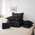 thumbnail image 5 of YST Abstract Plaid Bed in a Bag, 7 Piece, 100% Polyester, Full Size (2 Count), 5 of 5