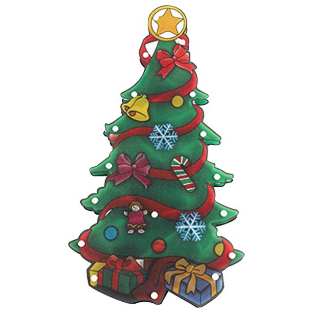 Christmas Decoration Clearance! Led Christmas Decoration String Lights, Window Suction Cup Lights, Modeling Scene Layout Lights Calf Stretch Box Returned Items #27