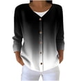 thumbnail image 2 of TACILIP Chandails Cardigan pour Femmes Grande Taille Vêtements d'Automne pour Femmes Manches Longues Hauts pour Femmes à Boutons Col en V Chandails Mode d'Automne Vêtements d'Hiver pour Femmes, 2 of 6