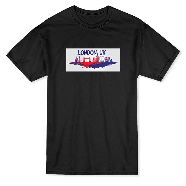 London City Skyline Design Men's T-shirt