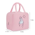 thumbnail image 3 of Lunch Bag for Women Men Insulated Lunch Box Cooler Tote Bag, Mini Lunch Tote Bag for Adult and Kids, Double Layer Lunch Cooler Bag for Work, School Or Travel Teacher Lunch Bags for Women, 3 of 8