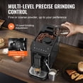 thumbnail image 3 of KFFKFF Automatic Espresso Machine, 20 Bar Auto Coffee Machine with Frother Steam Wand, Built-In Grinder and 15-Level Grinding Settings, Professional Espresso Coffee Maker, 3 of 9