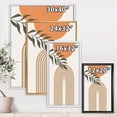 Moon Writing Frame Designart Abstract Sun Moon Leaves I FLOAT FRAME WALL ART - Walmart.ca