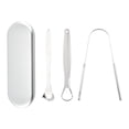 thumbnail image 2 of LSLJS Stainless Steel Tongue Scraper Oral Care Tool for Fresh Breathing Reusable, Home Accessories, 2 of 4