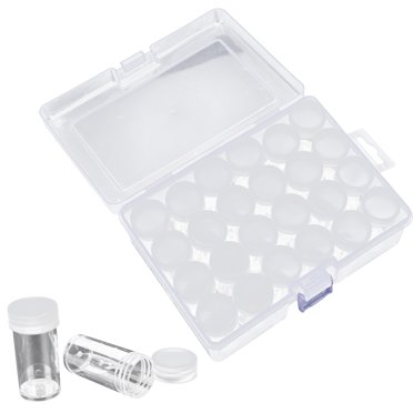Bead Organizer,  Painting Storage Containers Practical Multipurpose Portable with Storage Box Sticker for Storing  for Storing Nail Decorations