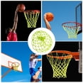 thumbnail image 4 of Luminous Basketball Net Outdoor, Replacement Hoop Net with 12 Loops, Nylon Fluorescent Night Net for Basketball Stand, 45cm or 50cm, 4 of 6
