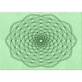 thumbnail image 1 of Ahgly Tapis Rectangulaire Lavable en Machine Intérieur Vert Menthe, 2 Pieds x 3 Pieds, 1 of 7