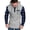 Blue, variant on YUGYXL Mens Quarter Button Hoodies Fashion Plaid Block Color Hooded Sweatshirts Casual Loose Long Sleeve Hoodie Fall Clothes White XXL