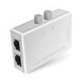 thumbnail image 1 of Mini Commutateur Réseau 2 Ports RJ45 RJ-45, Commutateur de Boîtier Ethernet, Double Port 2 Voies, Adaptateur de Partage Manuel, Concentrateur, 1 of 8