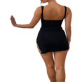 thumbnail image 5 of EIMELI Femmes Sans Manches Robe Bodycon Été Dentelle Garniture Bandage Froncé Fente Partie Mini Robe pour Cocktail Discothèque Plage, 5 of 5