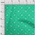 thumbnail image 2 of oneOone Cotton Poplin Twill Sea Green Fabric Flamingo Craft Projects Decor Fabric Printed By The Yard 56 Inch Wide, 2 of 4