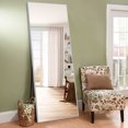 thumbnail image 2 of NeuType Full Length Floor Mirror Rectangular Silver 59"x19", 2 of 6