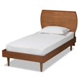 thumbnail image 1 of Baxton Studio Yori Brown Finished Wood Twin Size Platform Bed, 1 of 9