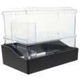 thumbnail image 1 of Raindrops Reusable Transparent Turtle Tank Filter Case with Wear Resistant Design for Home Aquariums, 1 of 5