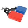 thumbnail image 2 of High and Low Sound Multicolor Cow Bell Percussion Noisemaker Cattlebell Drum Double Mounted Bell Set Accessories , Style D, 2 of 8