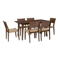 thumbnail image 1 of Parisi 7-Piece Dining Set, Brown, 1 of 9