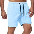 thumbnail image 3 of Plebaso Men's Quick Dry Shorts Drawstring Athletic Running Shorts Lightweight Summer Beach Sports Shorts, 3 of 4