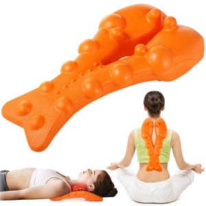 Trapezius masseur avec 14 Points de massage, masseur de point de trigger Trapezius, cou & Massager de l'épaule, Relaxeur de cou de tissu profond, Détachant de noeud musculaire, Outil de libération suboccipitale, Correcteur de posture