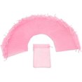 thumbnail image 2 of ORUYROP 100pcs Drawstring Organza Jewelry Candy Pouch Party Wedding Favor Gift Bags (5x7, Pink), 2 of 7