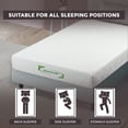 thumbnail image 3 of ViscoLogic HarmonyNap Twin Mattress, Made in Canada Firm Feel Sleep Cool Gel infused Supportive & Pressure Relief Mattress, CertiPUR-US® Certified Foam, 4 Inch Twin, 3 of 8