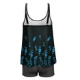thumbnail image 3 of Tankini Grande Taille pour Femmes Imprimé Floral Maillot de Bain Deux Pièces, 3 of 7