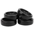thumbnail image 1 of RC Tire, Remote Control Car Tires, Plastic Durable for WPL D12 RC Boys Toys black,silver, 1 of 8