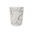 thumbnail image 3 of Mainstays 11.4 Litre Round Plastic Waste Can, White Marble 1 Piece, 3 of 5