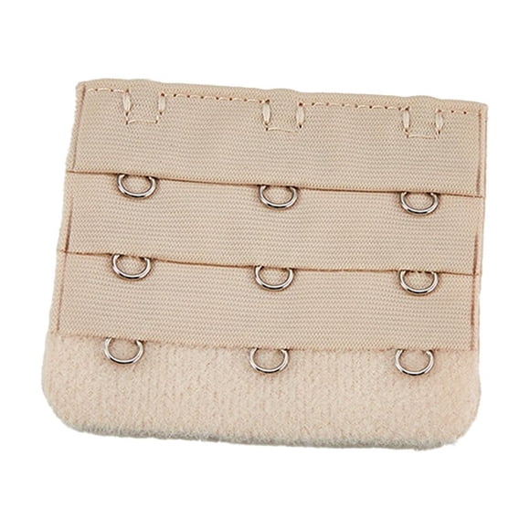 ZheElen Rallonge de Bretelle Rallonge de Soutien-Gorge Boucle 3 Crochets Accessoires pour Femmes Pratique Élastique Multicolore Pinces Serrées 3 Rangées sous-Vêtements Couleur Chair Profonde