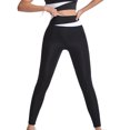 thumbnail image 4 of Limited Time Savings,High-Waisted Yoga Pants, Compression Drying, Seamless Design, Women's Fit, Workout, Running, Quick-Dry, Stretchy Material Effortless Style|Polyester,Black,Sopatenor, 4 of 8
