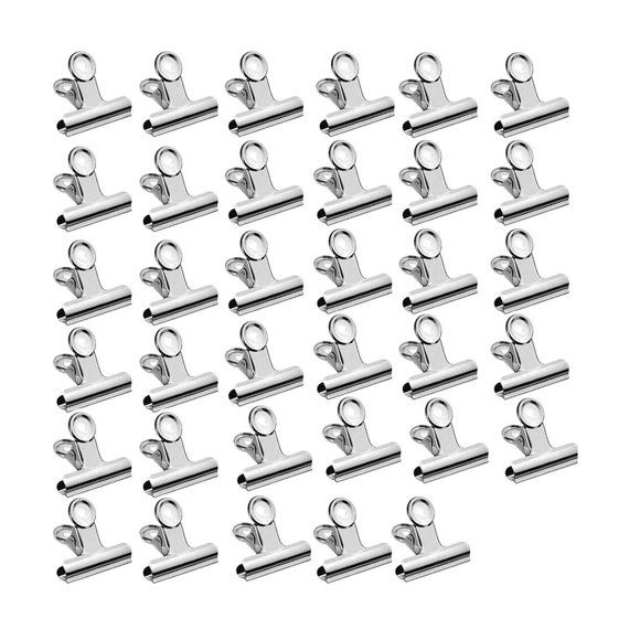 35 pieces of metal paper clips, photo paper clips, used in kitchen, home,