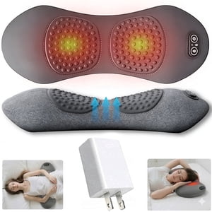 Triple Fusion dos masseur, 2026 Nouveau masseur triple fusion pour Sciatica, avec levage de traction électrique & Compresseur de chaleur, support tout-terrain, désembuage du cou et de l'épaule