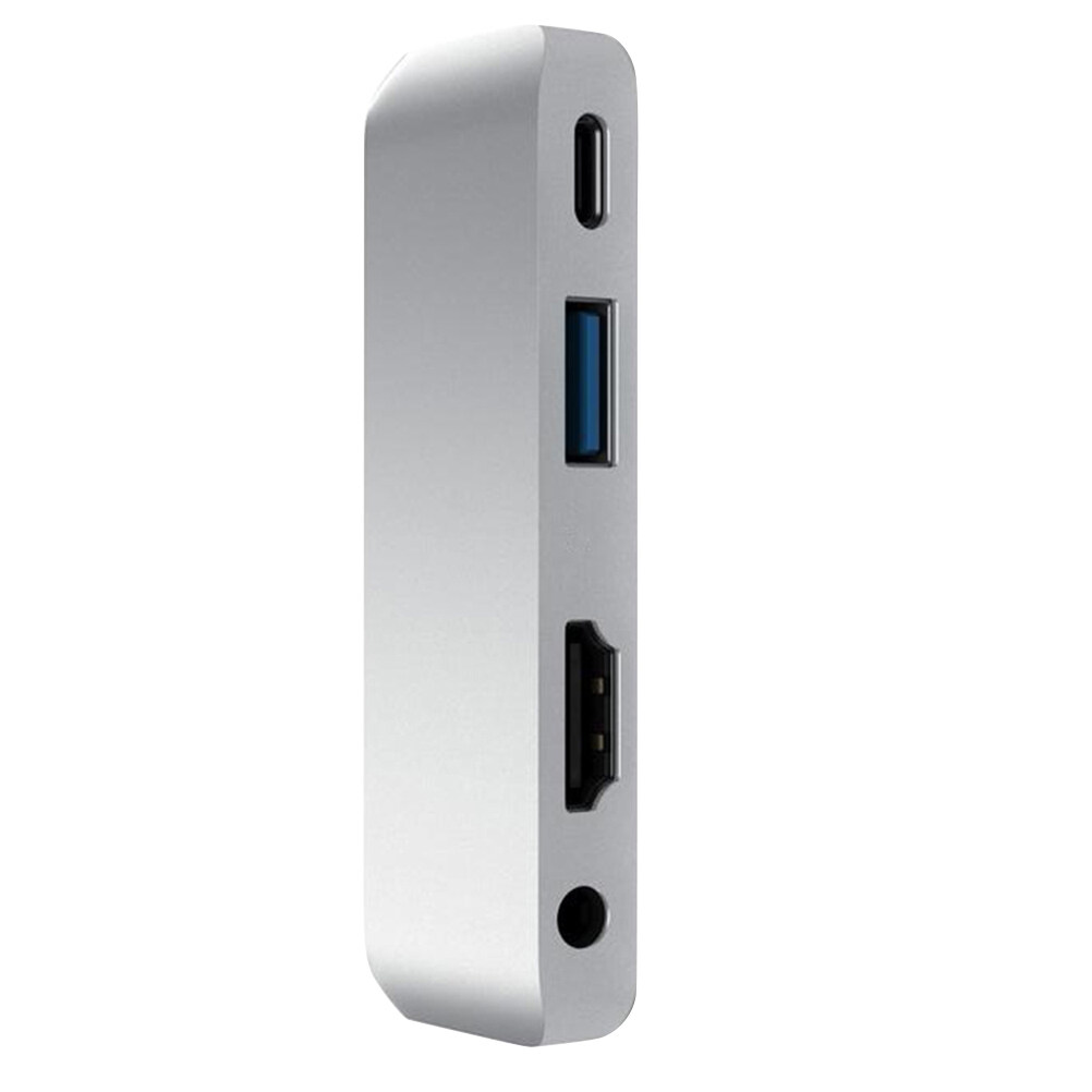 SKISUNO USB Hub Adapter with 4K Display and USB 3.0 Port for Laptop 1Pack