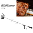 thumbnail image 4 of Grill Rotisserie Kit, Universal Grill Replacement Rotisserie Kit, Stainless Steel 52.4 Inch 33lb Load Capacity Automatic Rotating BBQ Kit for Outdoor Camping Party, 4 of 7