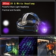 thumbnail image 2 of SUTENGDA Headlamp Rechargeable  High-Power LED Headlamp with Zoom- 4 Mode  2x 18650 Batteries Included - Perfect for Camping & Hunting Adventures, 2 of 6