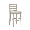 thumbnail image 1 of Tabouret de bar Hunter blanchi à la chaux, 1 of 8