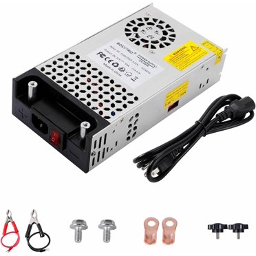 BOSYTRO Alimentation Réglable 0-12V 600W 50A 110V/220V Convertisseur AC à DC Interrupteur pour RV, Radio/voiture Stéréo, Led S