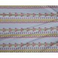 thumbnail image 4 of oneOone Polyester Lycra Fabric Floral & Flying Swan Block Print Sewing Fabric BTY 56 Inch Wide, 4 of 4