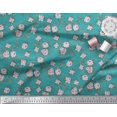 thumbnail image 3 of Soimoi polyester Crepe Fabric Leaves & Rose Floral Printed Fabric 1 Yard 42 Inch Wide, 3 of 3