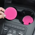 thumbnail image 1 of Neoyler 2 Pack Universal Car Cup Holder Set Rubber Material Heat Insulation Honeycomb Design Waterproof Long Lasting Easy Install Anti Slip for Interior Accessories, 1 of 5