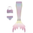 thumbnail image 1 of Wangsaura Girls Swimsuit, Princess Bikini Set 3 Pieces Bathing Suit Cosplay Costume, 1 of 9