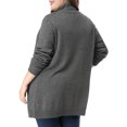 thumbnail image 3 of GRACE & GRANDEUR Women's Plus Size Long Sleeves Sweater Cardigan, 3 of 7