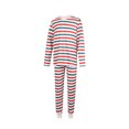 thumbnail image 2 of Honganda Mode Rayé Manches Longues Hauts et Pantalons Pyjamas Parent-Enfant, 2 of 9