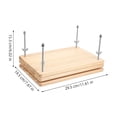 thumbnail image 2 of HOOWIFFY Manual Wooden Bookbinding Clamp Tool for Secure Book Pressing and Repairing, 2 of 8