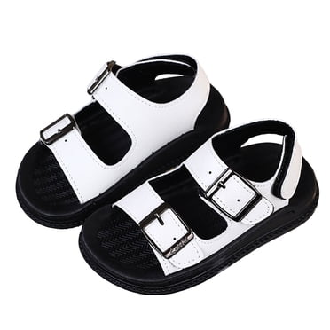 dmqupv Baby Boy Sandals Boys Sandals Summer Fashion Handsome Durable Soft Bottom Sandals White,Size for US 12