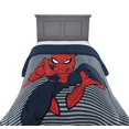 thumbnail image 1 of Spiderman Stripes Twin/Full Comforter, 1 of 2
