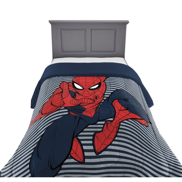 Spiderman Stripes Twin/Full Comforter