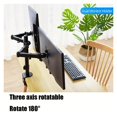 thumbnail image 2 of Dual Monitor Stand, Holds Screen to 27inch, Monitor Stand Adjustable Height, Tilt, Swivel, Rotation ,Adjustable, 2 of 6